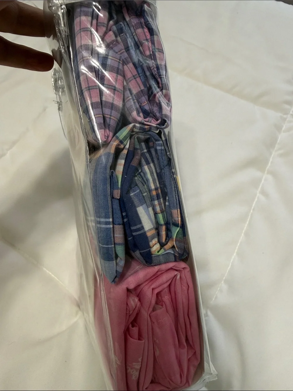 Polo by Ralph Lauren White, Pink & Plaid Men’s Woven Boxer Shorts - 3 Pack
